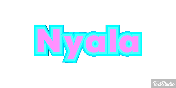 Nyala Texteffekt