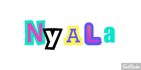 Nyala Texteffekt