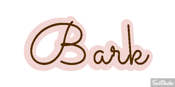 Bark Tekst effect