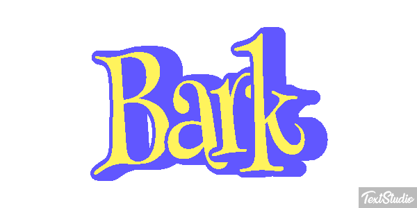 Bark Tekst effect