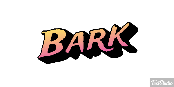 Bark Tekst effect