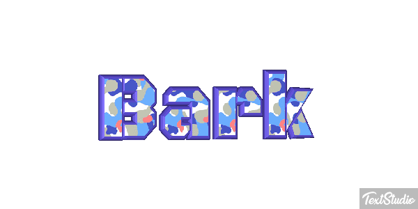 Bark Tekst effect