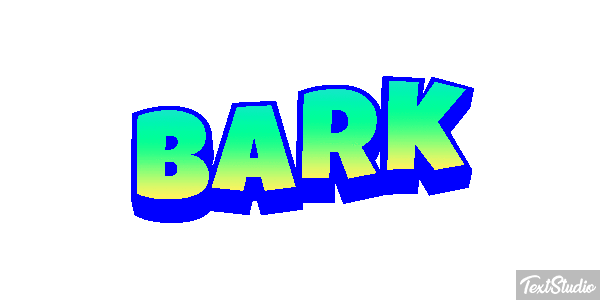 Bark Tekst effect