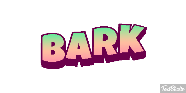 Bark Tekst effect
