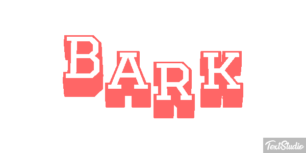 Bark Tekst effect