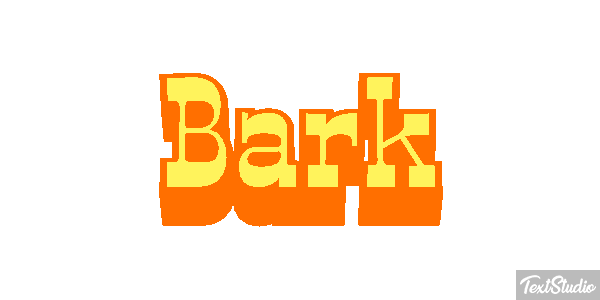 Bark Tekst effect