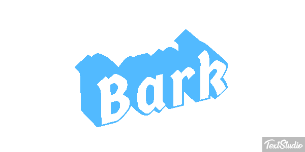 Bark Tekst effect