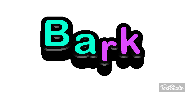 Bark Tekst effect