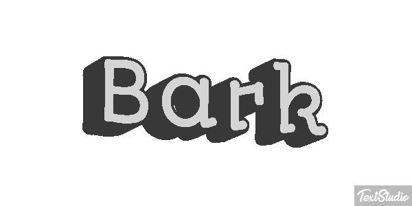 Bark Tekst effect