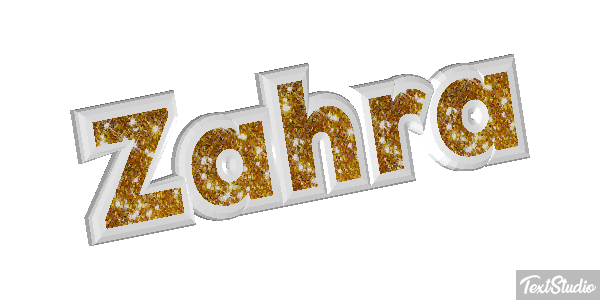 Zahra Tekst effect