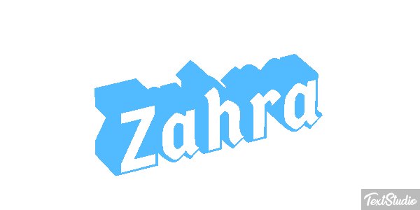 Zahra Tekst effect