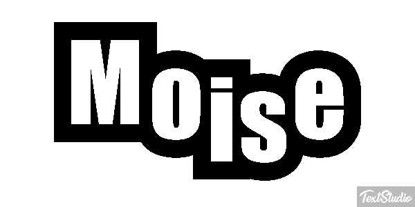 Moïse Текстовый эффект