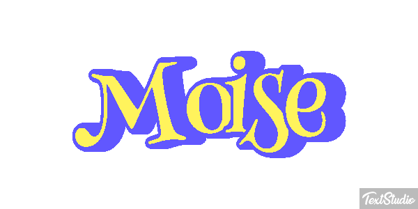 Moïse Текстовый эффект
