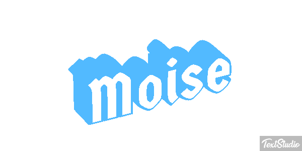 Moïse Текстовый эффект