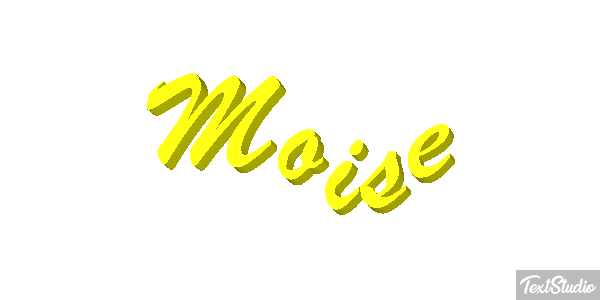 Moïse Текстовый эффект
