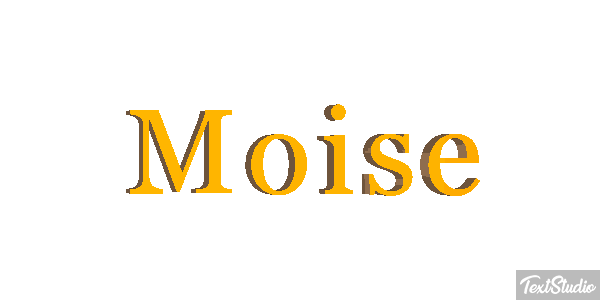 Moïse Текстовый эффект