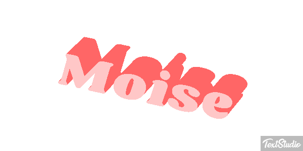 Moïse Текстовый эффект