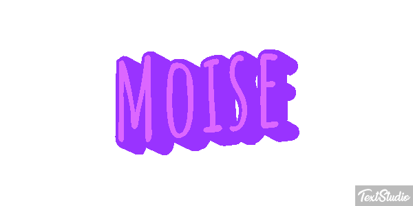Moïse Текстовый эффект