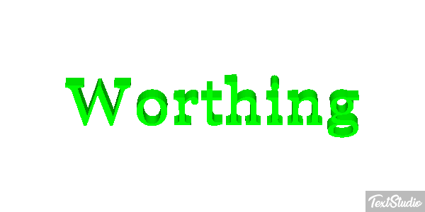 Worthing Efekt tekstowy
