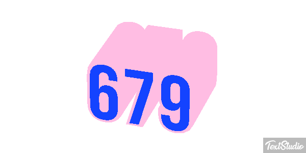 679 Efecto de texto