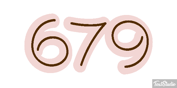 679 Efecto de texto