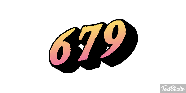 679 Efecto de texto