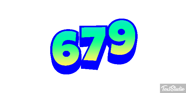 679 Efecto de texto