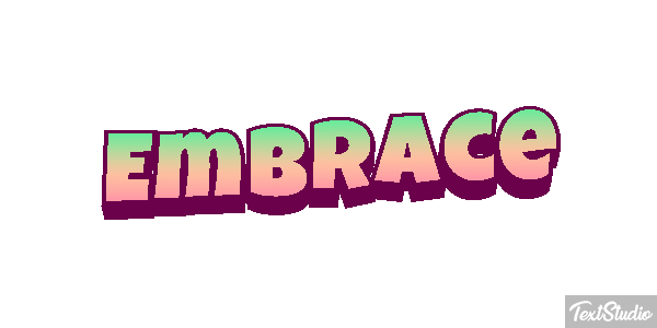 Embrace Effet de texte