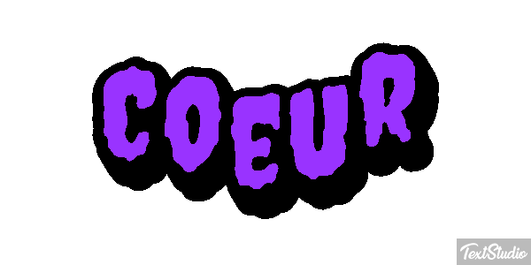 Cœur Efekt tekstowy