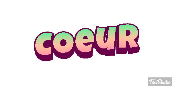 Cœur Efekt tekstowy