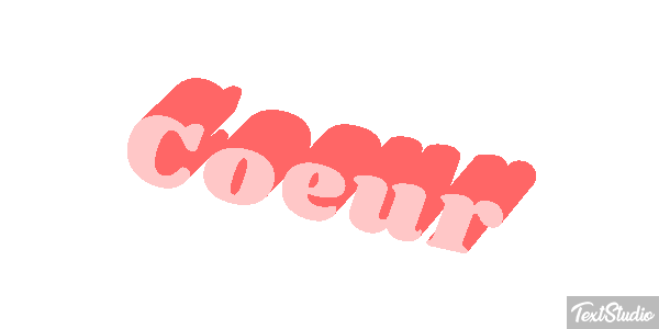 Cœur Efekt tekstowy