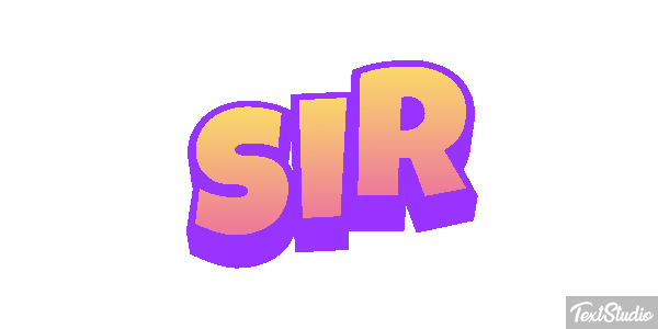 Sir Efecto de texto