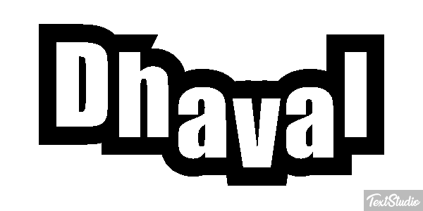 Dhaval Effet de texte