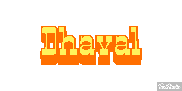 Dhaval Effet de texte