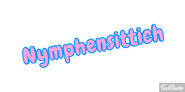 Nymphensittich Texteffekt