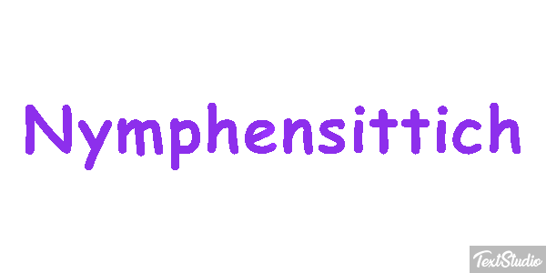 Nymphensittich Texteffekt