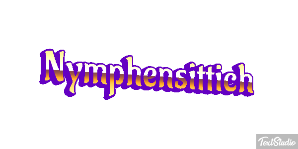 Nymphensittich Texteffekt