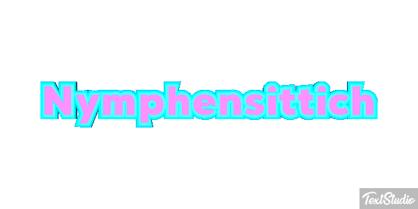 Nymphensittich Texteffekt