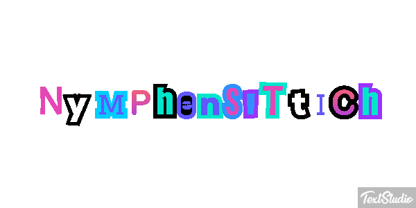 Nymphensittich Texteffekt