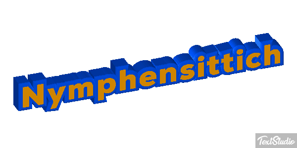 Nymphensittich Texteffekt