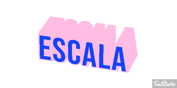 Escala Efeito do texto