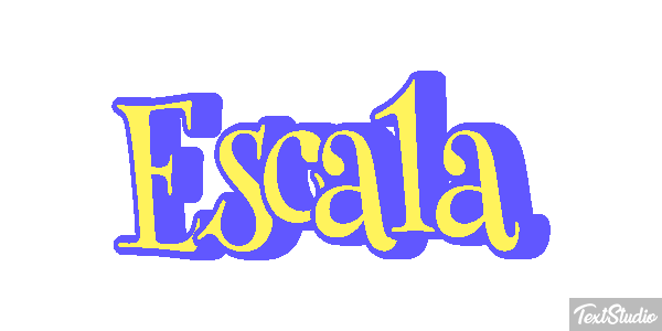 Escala Efeito do texto