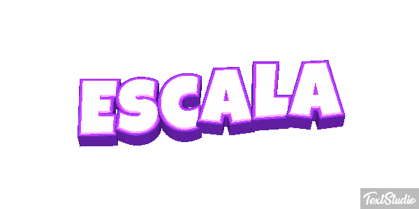 Escala Efeito do texto