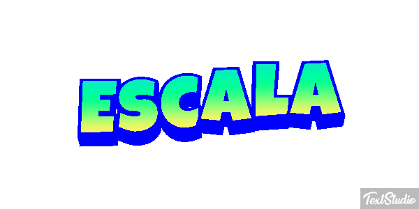 Escala Efeito do texto