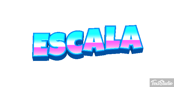 Escala Efeito do texto