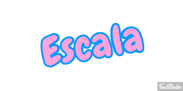 Escala Efeito do texto