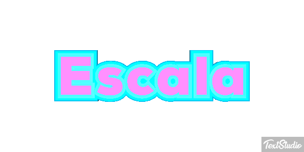 Escala Efeito do texto