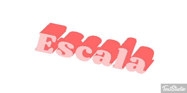 Escala Efeito do texto
