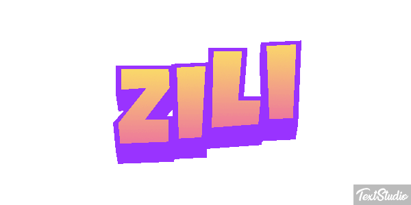 Zili Efecto de texto