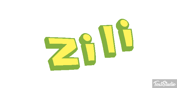 Zili Efecto de texto
